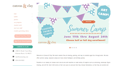 Desktop Screenshot of canvasclay.com